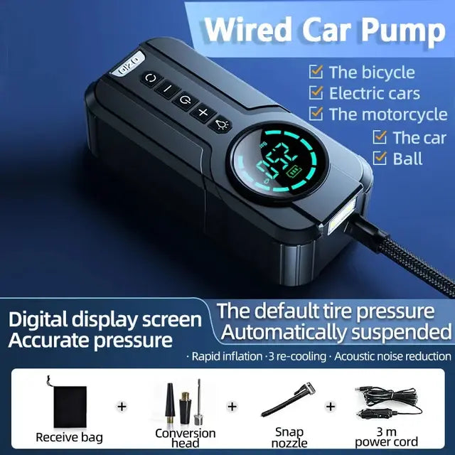 Auto Portable 2-in-1 Air Compressor