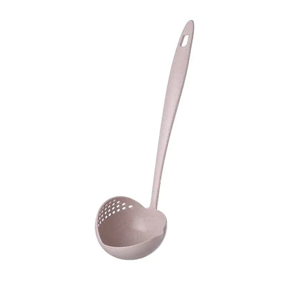 Long Handle 2 In 1 Soup Spoon