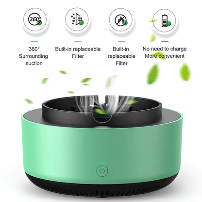 Cigarettes Odor Air Purifier Ashtray