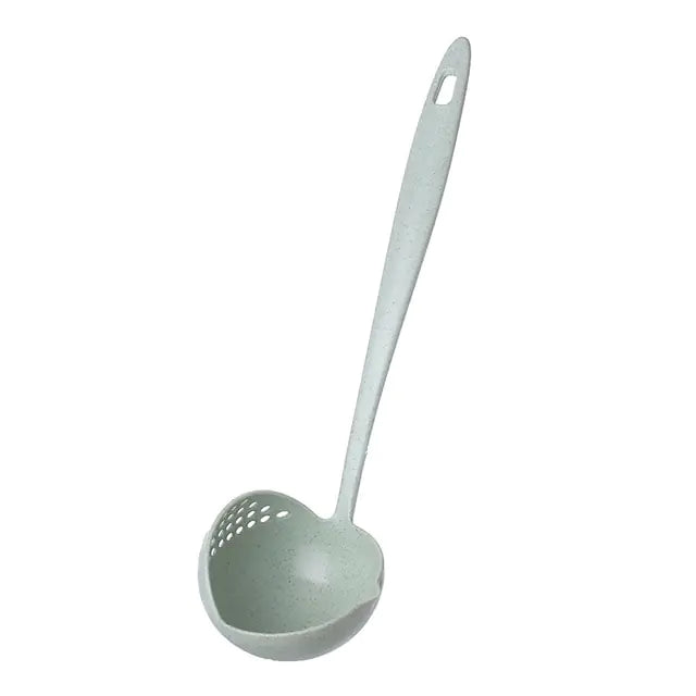 Long Handle 2 In 1 Soup Spoon