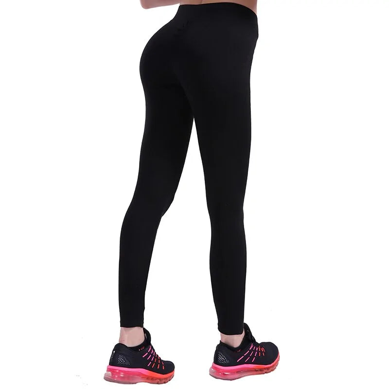 V-Waist Push Up Slim Leggings