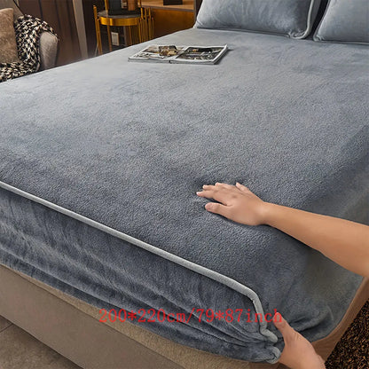 Fleece Solid Bed Sheets