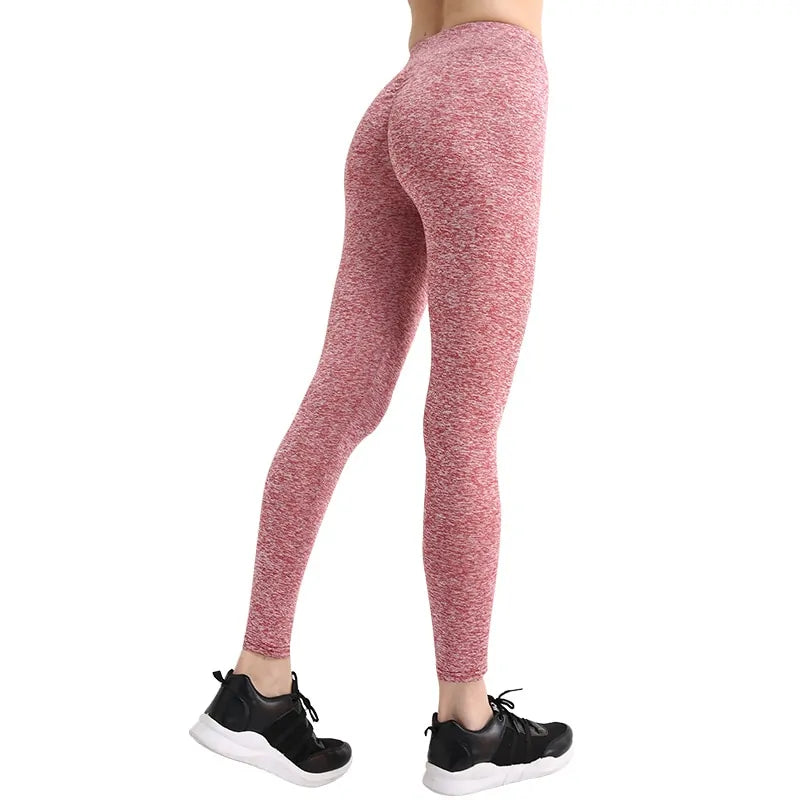 V-Waist Push Up Slim Leggings