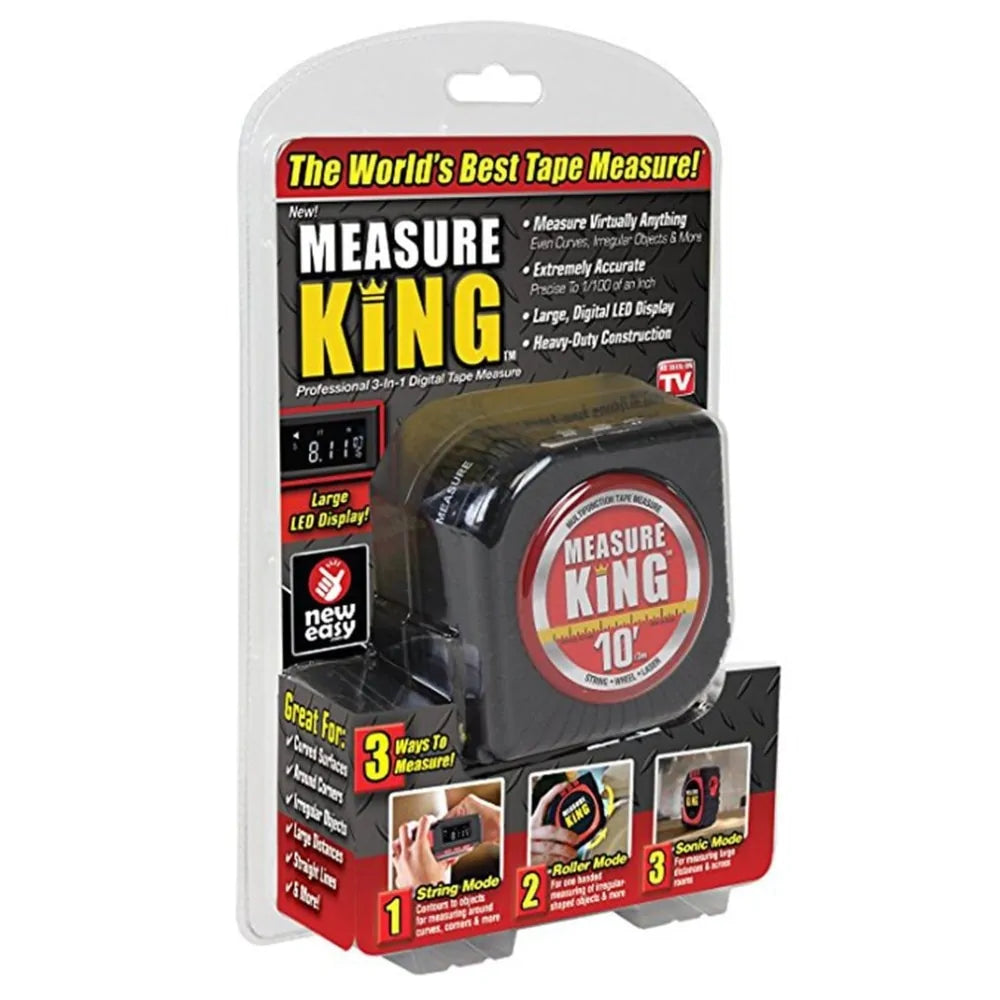 3 in 1 Measuring Tape With LED