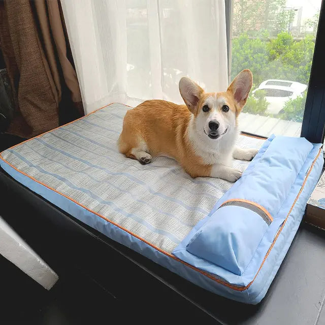 HOOPET Silk Summer Dog Bed Thick Mat