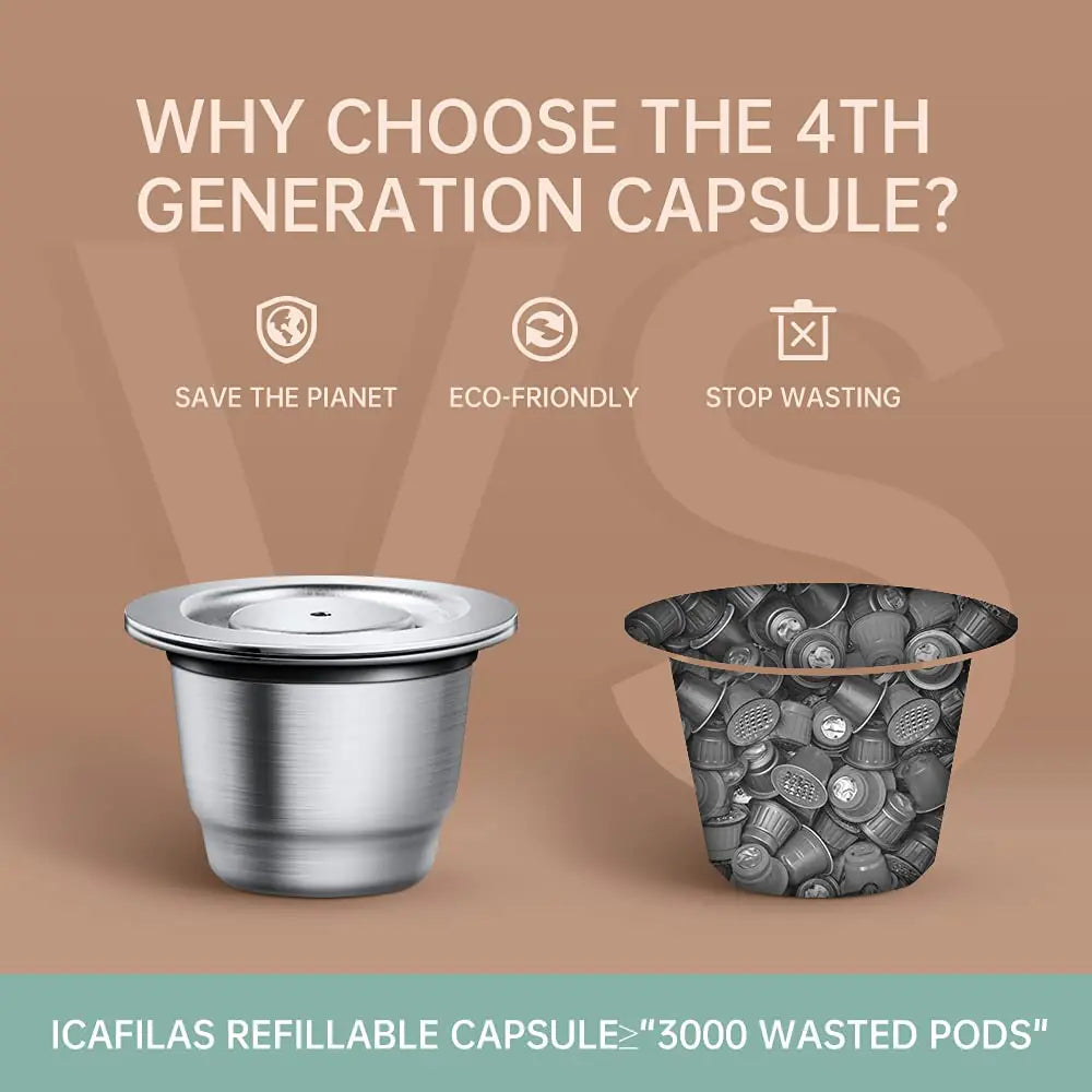 ZANOIU Reusable Coffee Capsule For Nespresso