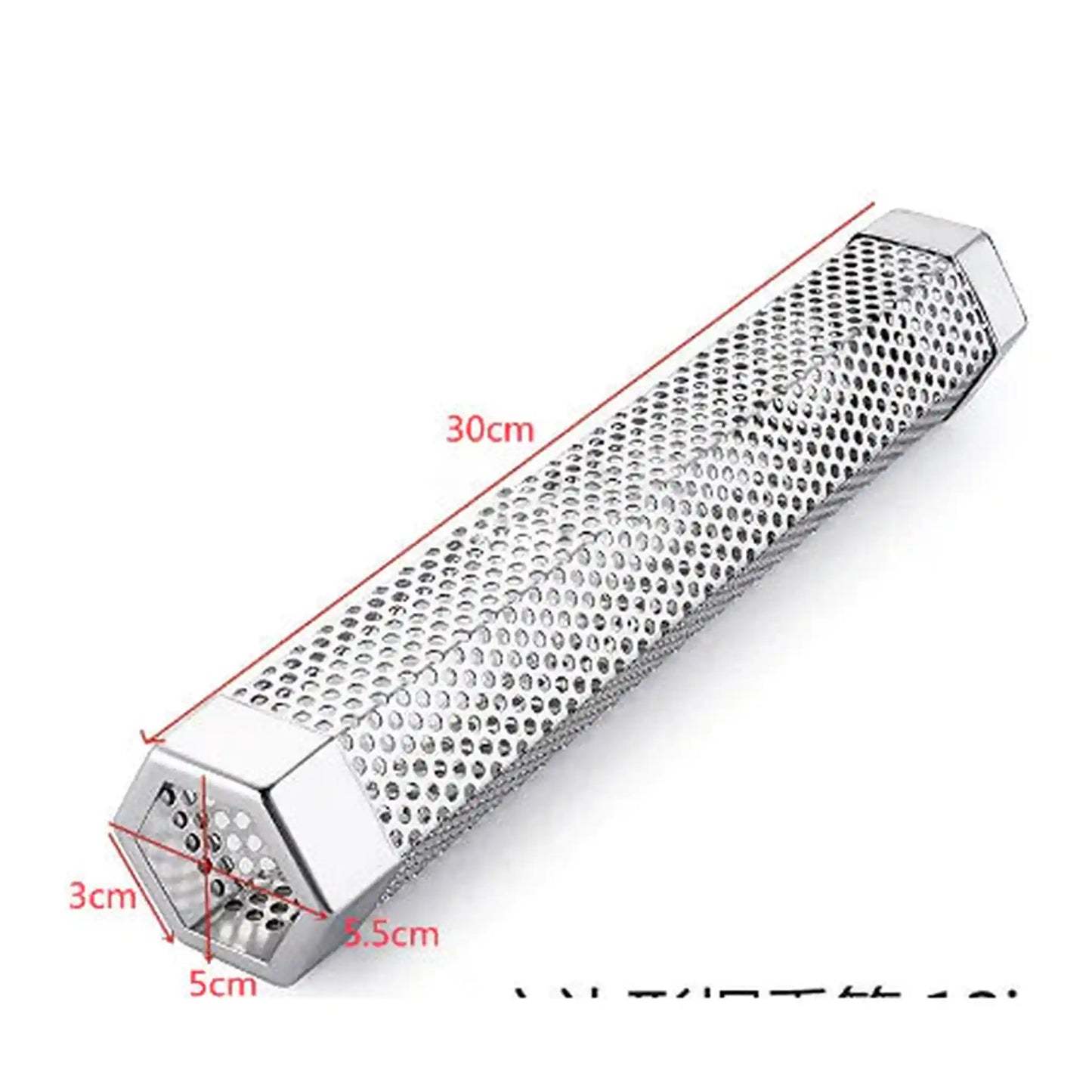 BBQ Stainless Steel  Perforated Mesh Smoker Tube