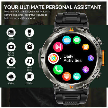 NextWrist™ Smartwatch with app icons on display against a dark background