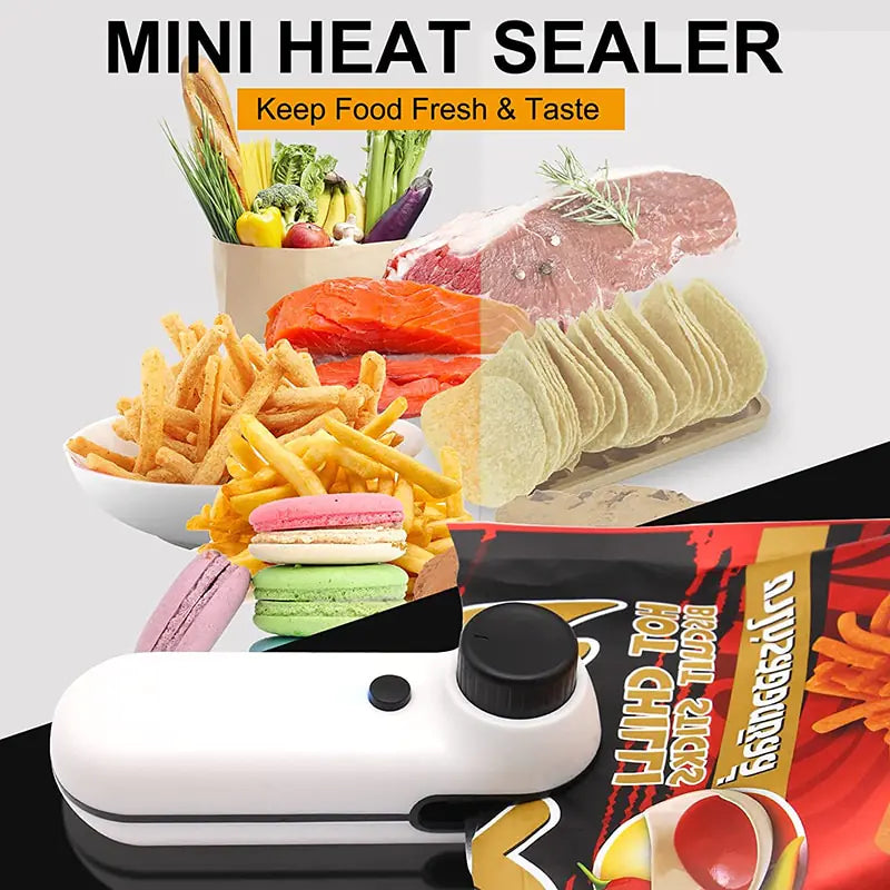 USB Mini Bag Sealer Cutter