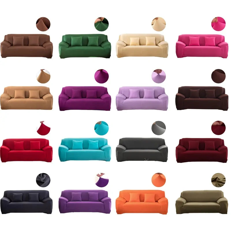 ZANOIU Prima Cotton Lux Solid  Sofa Covers