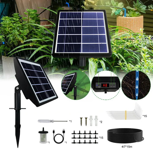 ZANOIU Solar Drip Irrigation Kit