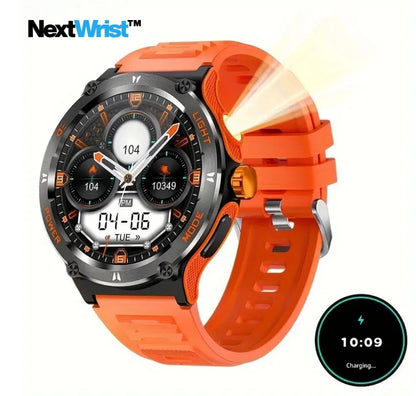 NextWrist™ Watch 3.89cm IPS Touch Screen – 100+ Sports Modes AI Voice Commands