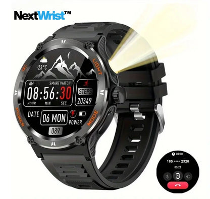 NextWrist™ Watch 3.89cm IPS Touch Screen – 100+ Sports Modes AI Voice Commands