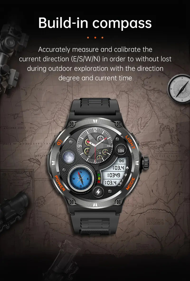 NextWrist™ Watch 3.89cm IPS Touch Screen – 100+ Sports Modes AI Voice Commands