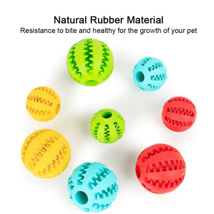 ZANOIU Rubber Balls Chewing Pet Toys