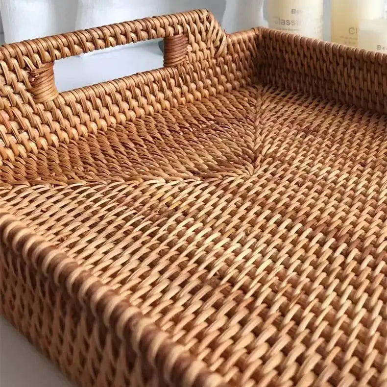 Handmade Rectangle Rattan