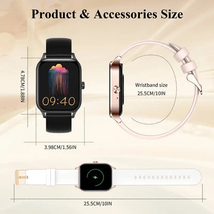 NextWrist™ 1.85" Watch AI Voice Assistant – Wireless Calling HD Touch Screen