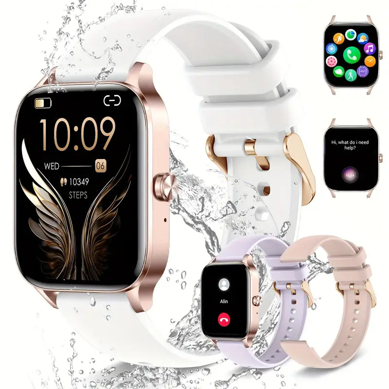 NextWrist™ 1.85" Watch AI Voice Assistant – Wireless Calling HD Touch Screen