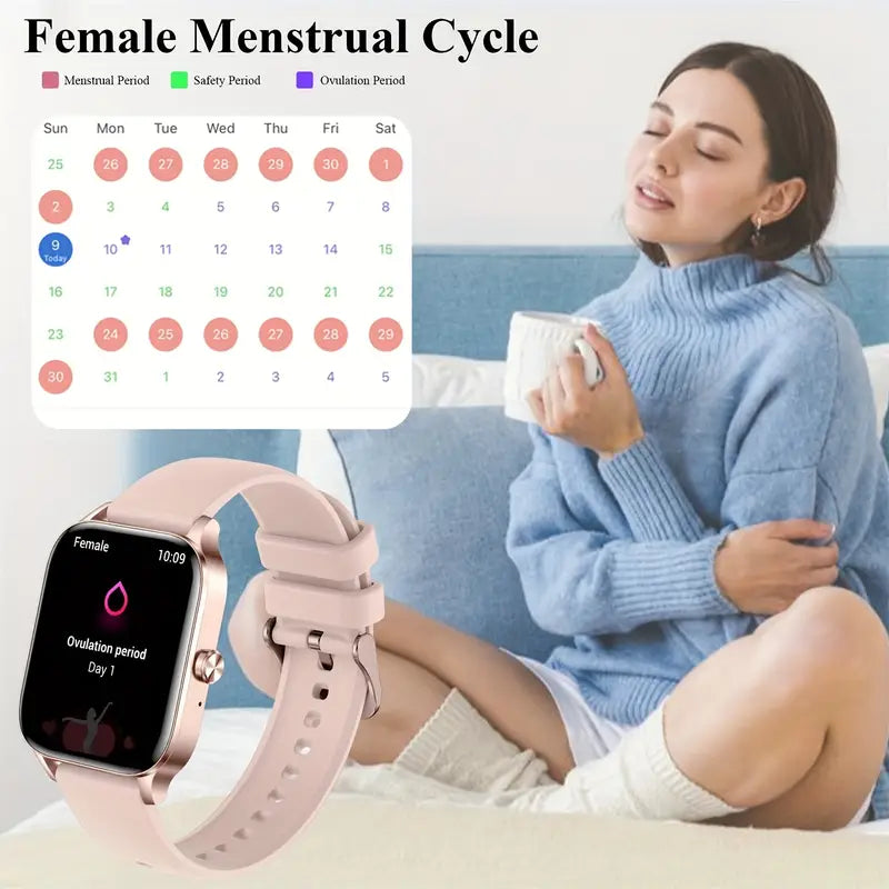 NextWrist™ 1.85" Watch AI Voice Assistant – Wireless Calling HD Touch Screen