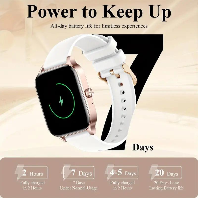 NextWrist™ 1.85" Watch AI Voice Assistant – Wireless Calling HD Touch Screen