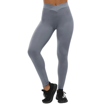 V-Waist Push Up Slim Leggings