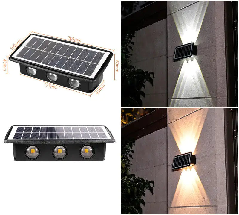 Solar Outdoor Wall Lights Waterproof