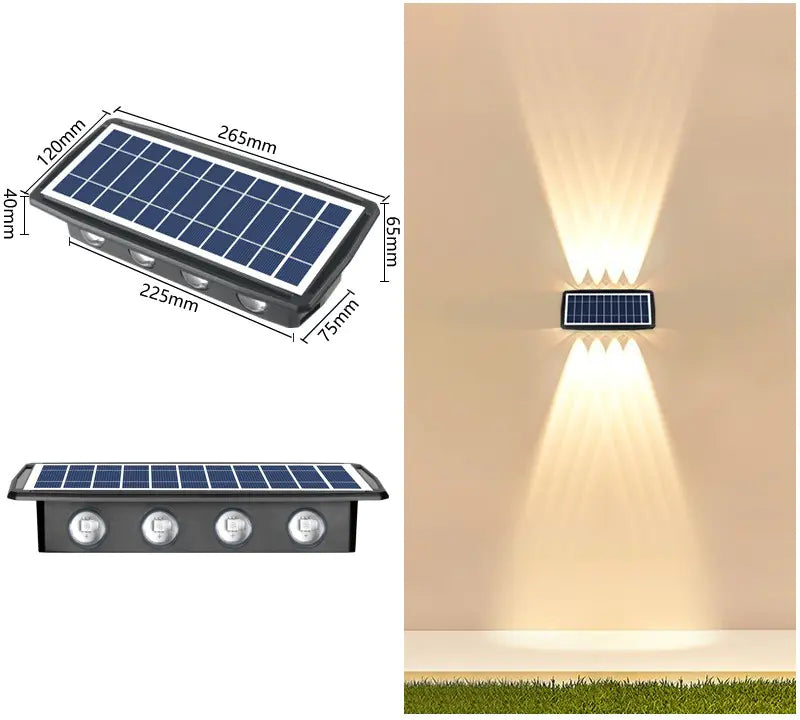 Solar Outdoor Wall Lights Waterproof