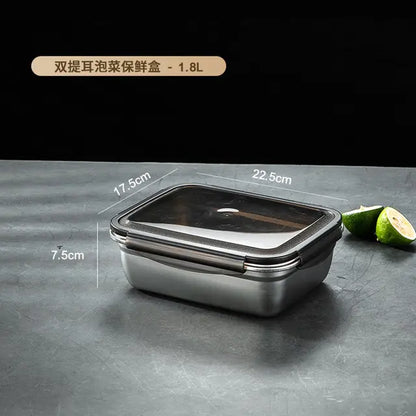 ZANOIU 304 Stainless Steel Fresh-Keeping Box