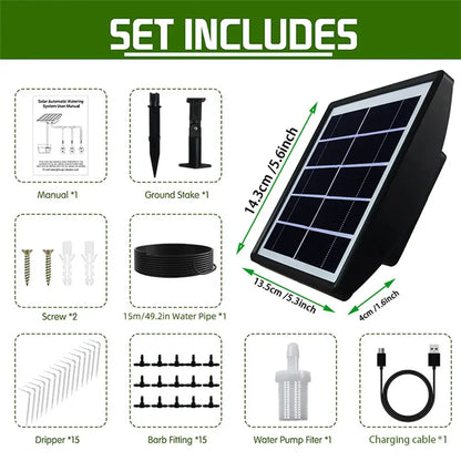 ZANOIU Solar Drip Irrigation Kit