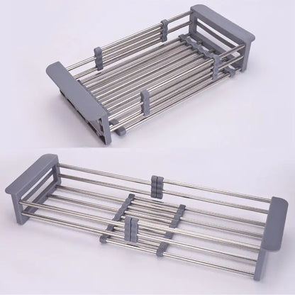 Adjustable Stainless Steel Over Sink Basket