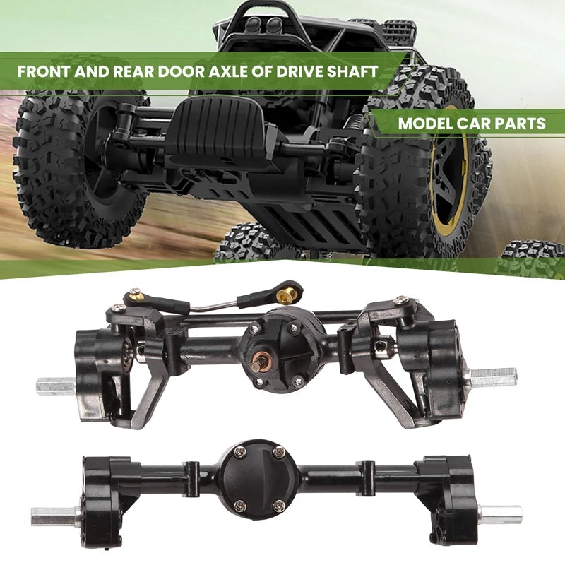 Portal Axle Set with Metal Drive Shaft for RC Cars