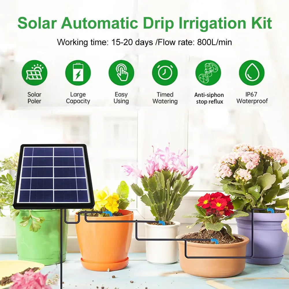 ZANOIU Solar Drip Irrigation Kit