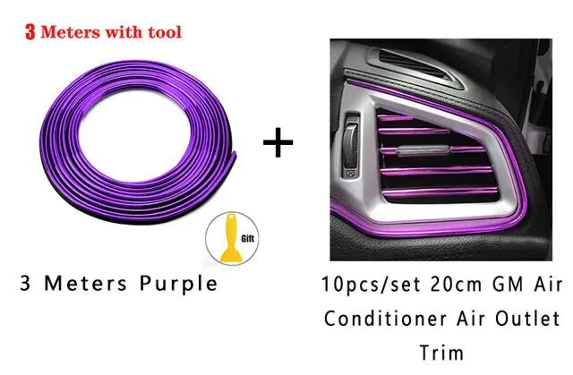 Flexible Car Moulding Decoration Strips