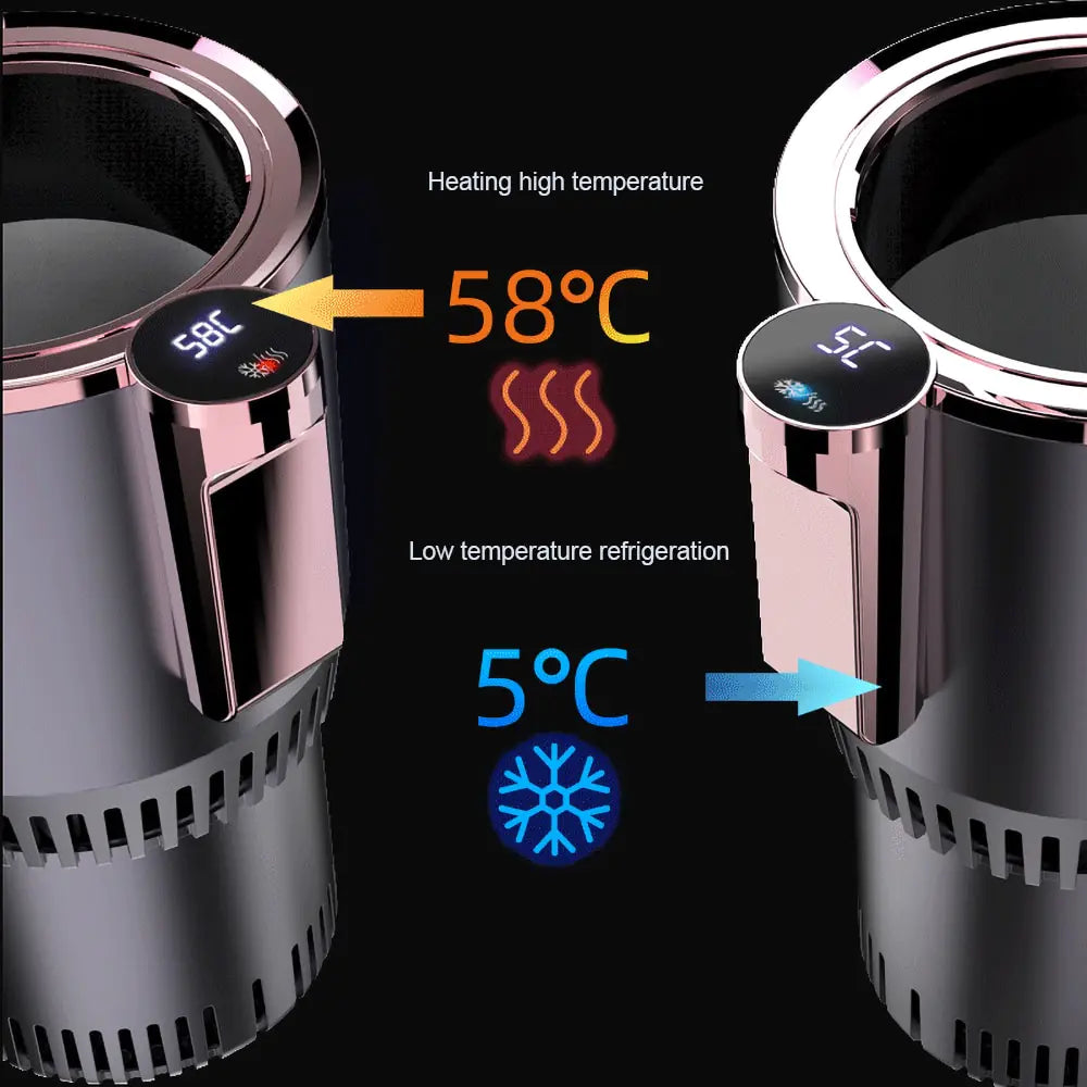 Intelligent Heating and Cooling Cup for Automobiles