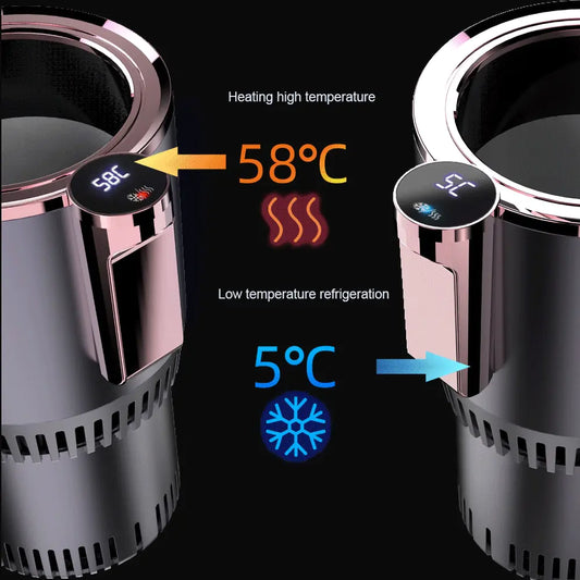 Intelligent Heating and Cooling Cup for Automobiles