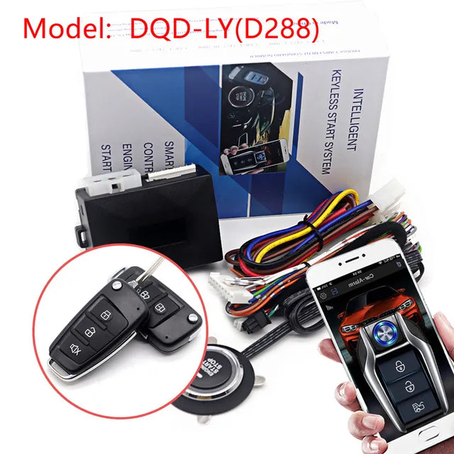 Universal Car Alarm Auto Start Stop System Remote Control