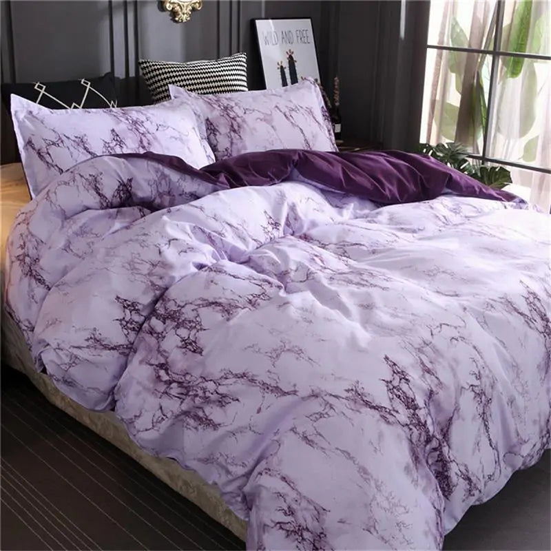 ZANOIU Marble Duvet Bedding Sets