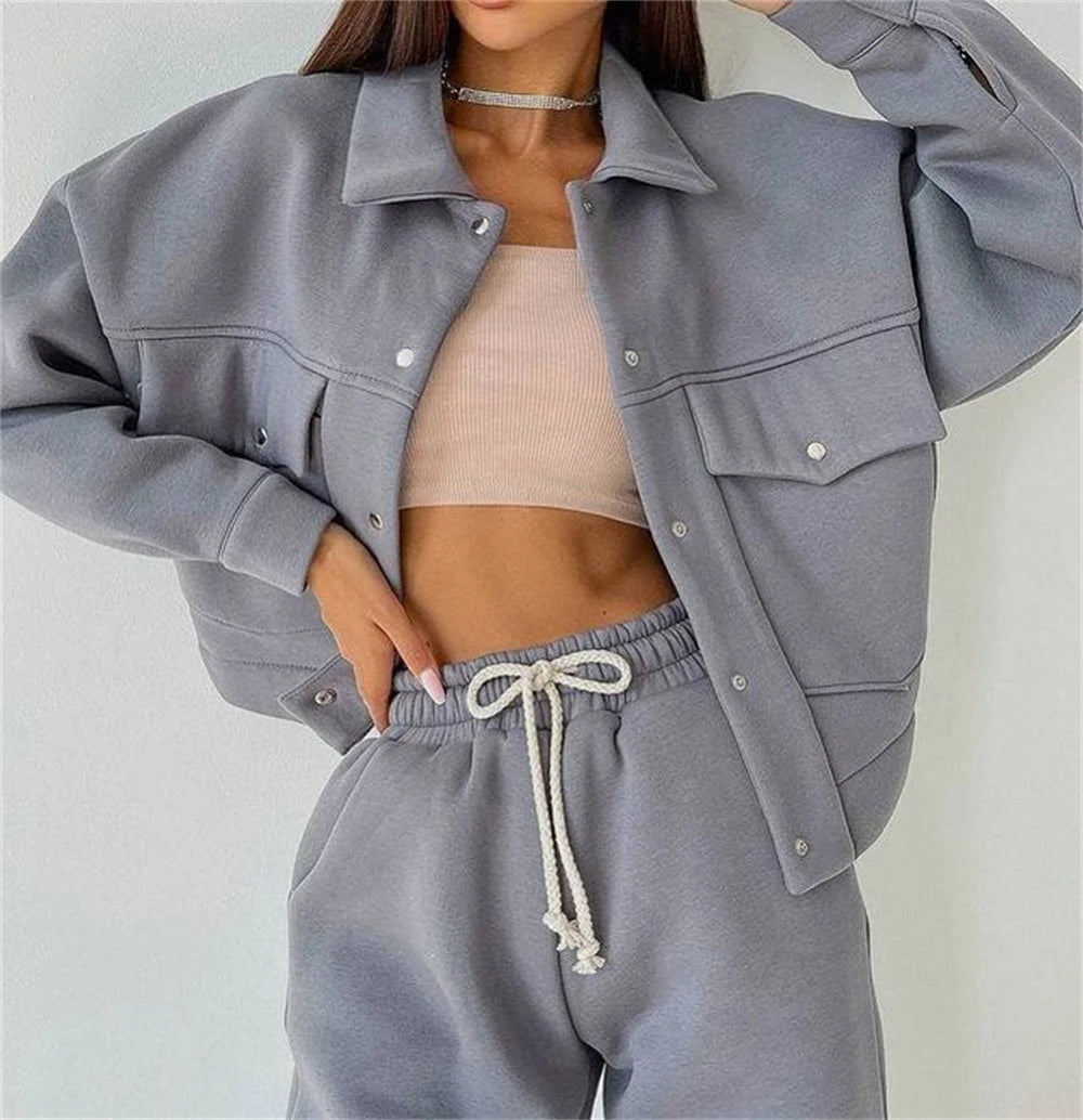 Fashion Baseball 2 Piece Set Tracksuits